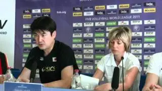 Pressekonferenz zur World League 2011 in Stuttgart: Deutschland - Japan