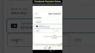 facebook payment method setup 2025 | Ads Manager Account #shorts #facebookpayment #adsmanager