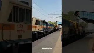 Pune Wdg4 twins hauling 07315 Vasco Muzaffarpur special skipping Rpr 🔥 #wdg4 #dieselengine #powerful