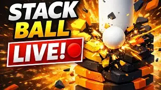 🔴 Stack Ball LIVE | Satisfying Smash Gameplay 😍#StackBallLive​​​​​​