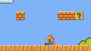 Realistic Mario and Luigi:hitting bricks