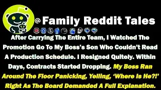 After Carrying The Entire Team, I Watched The Promotion Go To My Boss’s Son Who Couldn’t Read A Prod