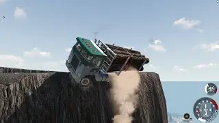 Driving on Most Dangerous Roads in BeamNG