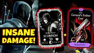 Mk Mobile. MAXED General's Father Gun Turns Scorpion into a GOD!