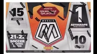 World Cup Mosaic Road to Qatar Hobby Box Opening 1