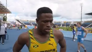 IAAF WU20 Championships Bydgoszcz 2016 100m Men Heat Raheem CHAMBERS JAM
