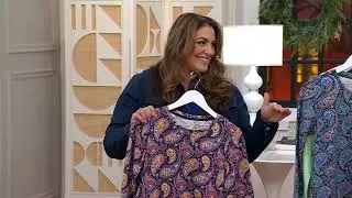 Denim & Co. Active Cozy Cotton Crew Neck Pullover on QVC