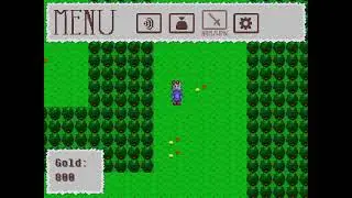 RPG test 013 - engine improvements, title screen, new theme