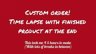 Crochet custom order time lapse