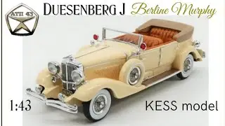 Duesenberg J🔹️Kess model🔹️РетроКлассика 1:43