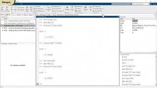 ENGT 509 4-4   Bisection in MATLAB