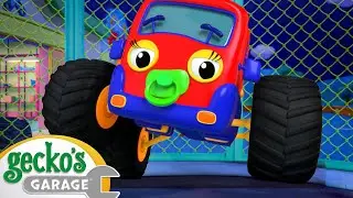 Baby Monster Truck Trouble! 🛻⚠️ | Baby Truck | Gecko's Garage | Kids Songs