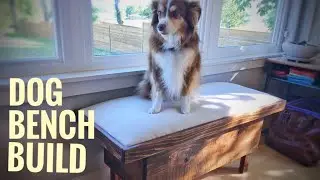 Making Our Dog Her Own Window Bench
