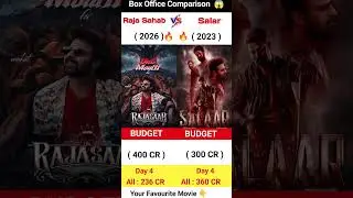 The Raja Saab Box Office Collection | Prabhas, Sanjay Dutt | Salaar Movie 3rd Day Collection