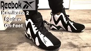 Reebok Kamikaze 2 Retro Shawn Kemp Signature Shoe Review  & On-Feet in 2021
