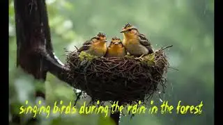 Forest Serenade: Birdsong Harmony in the Rain