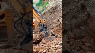 jcb breaker work in field