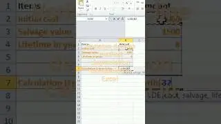 variable decline method depreciation calculation
