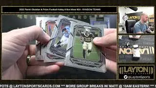 BLACK FINITE ROOKIE & HERBIE AUTO! 2022 Panini Obsidian & Prizm Football Hobby 6 Box Mixer #24