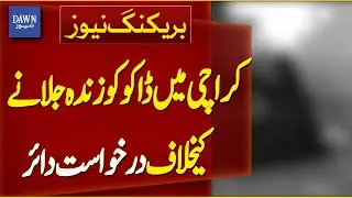 Petition Filed In Sindh High Court Against Burning Robber Alive in Karachi |Breaking News| Dawn News