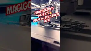 Perfect ASA Prints on the P1S 🔥| Magigoo + 55&deg;C Chamber Hack! #BambuLab #P1S #WarpingFix #PrintTips