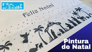 PINTURA NATALINA   O NASCIMENTO DE JESUS