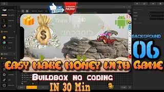 how to make your Own Android PC game Buildbox 06 Background Settings