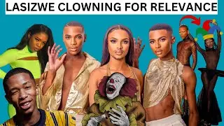 Lasizwe&rsquo;s CLOWN look to DSTV Content Creator Awards has people talking #lasizwedambuza #awards