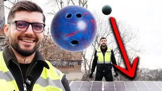 Minge Bowling Vs Panou Solar | Test FINAL de Rezistență😳
