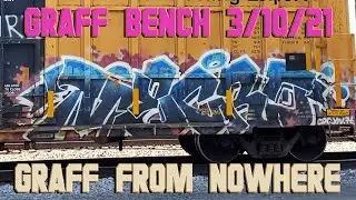 Freight Train Graffiti Bench 03/10/2021 GFN