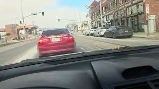 Driving on Main Street, Kansas City, Missouri 