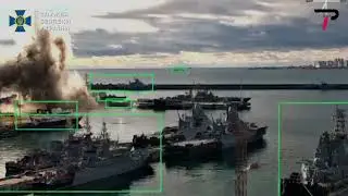 Ukraine Strikes Russian Submarine in Novorossiysk Using Underwater Drones