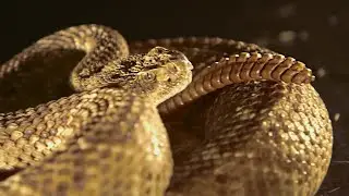 Rattlesnake Tail in Slow Motion | BBC Earth