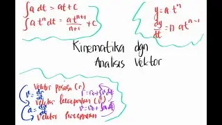 Kinematika dengan analisis vektor