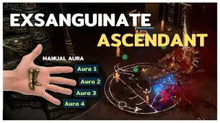 [Path of Exile 3.14] Ascendant Exsanguinate Manual Aura - Showcase - มีมหรือของจริง?