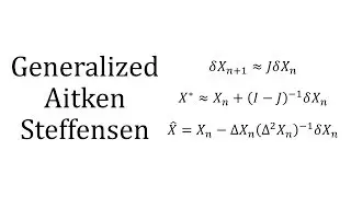 Generalized Aitken-Steffensen Method