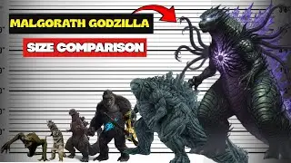 Malgorath Godzilla The Real Size of All Monsterverse 3D Comparison
