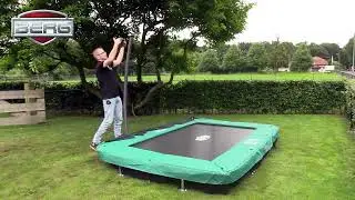 BERG InGround EazyFit Trampolin + Safety Net   montaggio/Montage