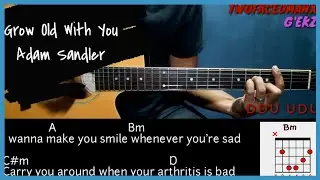 Grow Old With You - Adam Sandler (With Vocals) (Guitar Cover With Lyrics & Chords)