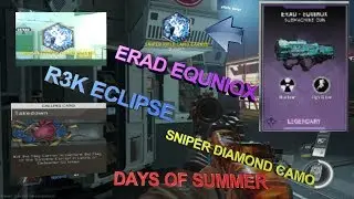 SNIPERS DIAMOND, R3K ECLIPSE AND GOLD CAMO, ERAD EQUINOX, DAYS OF SUMMER
