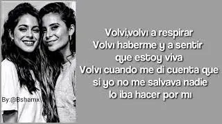 Tini Stoessel ft. Cami - Si tu te vas (Letra) Versión en vivo