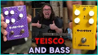 Teisco Distortion on Bass! YES! Ft. Glenn Fricker and Yamaha Bass #42GSThree