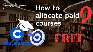 How to get paid course in free | Financial Aid | Coursera | Skill Development | Yasar Al Samin