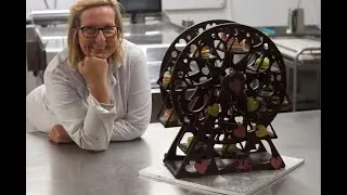 Making an Afternoon Tea Chocolate Ferris Wheel Display out of Belgian Chocolate