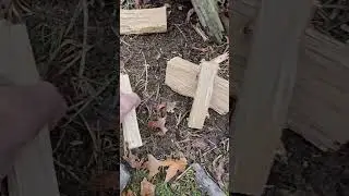 Using the kindling cracker