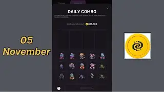 5 NOVEMBER PIXEL TAP DAILY COMBO | Pixelverse Daily Combo | PixelTap Combo #pixeltab #pixelverse