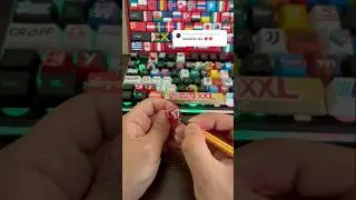 Drawing Garnacho&rsquo;s jersey on a keyboard #garnacho #manchesterunited #mufc #premierleague #art