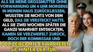 Als sie vom versteckten Zwei-Millionen-Euro-Schatz meiner Oma erfuhren, kamen sie verzweifelt zurück