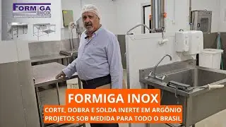 Formiga Inox para Supermercados Corte, Dobra e Solda em Argônio: Projeto Sob Medida para Todo Brasil