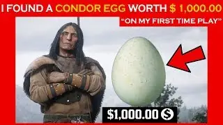 I Found a Condor Egg Worth $1000 on My First Time Play! on Red Dead Online